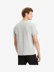 Levi's® Grey Heather Original Housemark 100% Cotton T-Shirt - Image 3 of 8