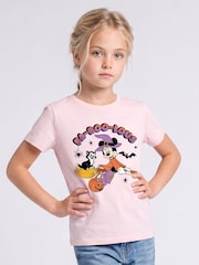 Rags & Rascals Pink Disney Minnie Mouse Faboolous Halloween T-Shirt - Image 1 of 5