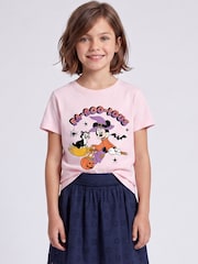 Rags & Rascals Pink Disney Minnie Mouse Faboolous Halloween T-Shirt - Image 2 of 5
