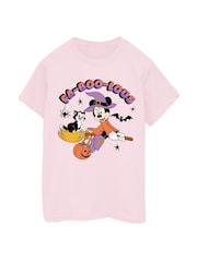 Rags & Rascals Pink Disney Minnie Mouse Faboolous Halloween T-Shirt - Image 3 of 5