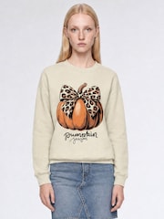 Brands In Natural Halloween Pumpkin Seasons Sweatshirt - Image 1 of 4