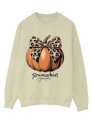 Brands In Natural Halloween Pumpkin Seasons Sweatshirt - Image 2 of 4