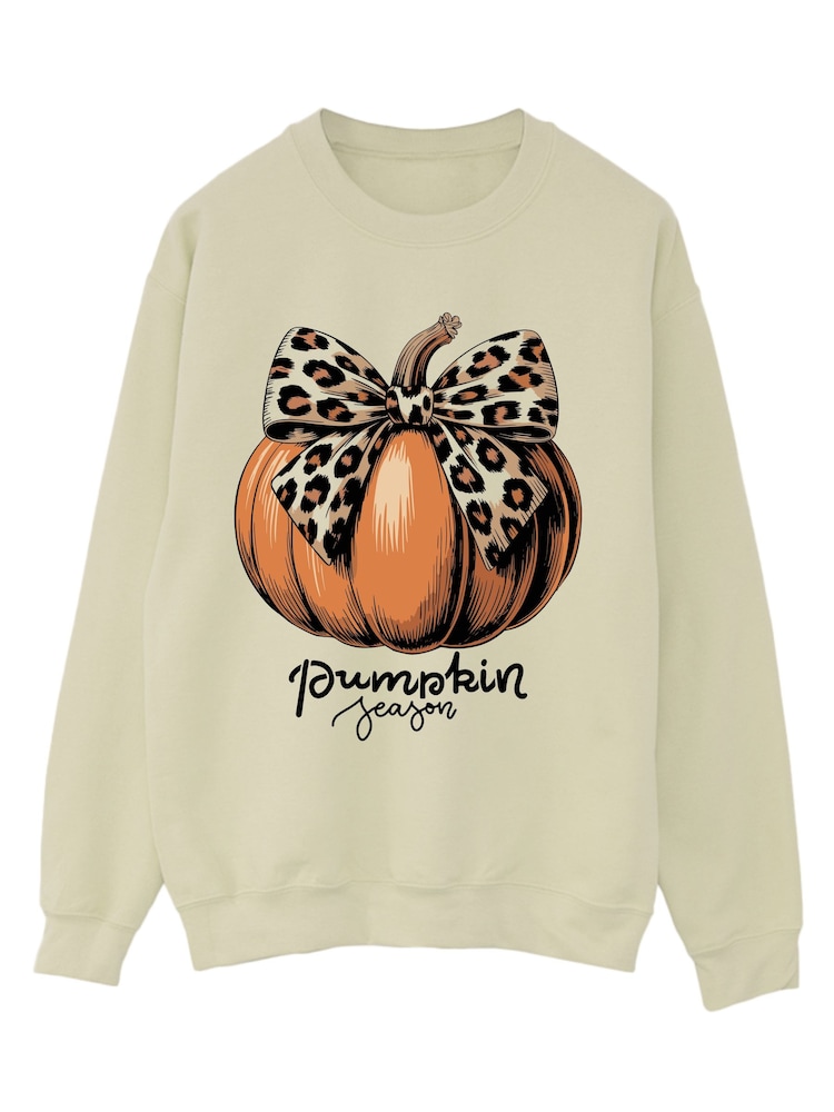 Brands In Natural Halloween Pumpkin Seasons Sweatshirt - Image 2 of 4 Brands In Natural Halloween Pumpkin Seasons Sweatshirt - Image 2 of 4