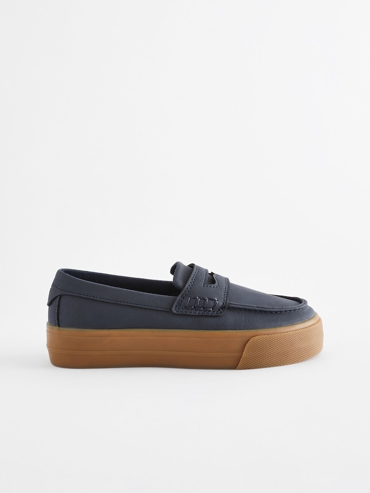 Navy Penny Loafers - Image 2 of 6