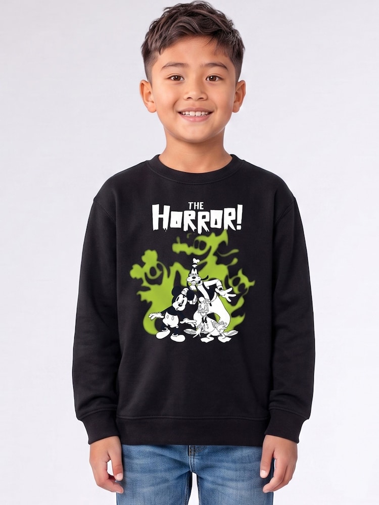 Rags & Rascals Disney Mickey Mouse The Horror Halloween Tröja - Bild 1 av 4