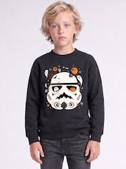 Rags & Rascals Black Star Wars Storm Halloween Sweatshirt - Image 1 of 4