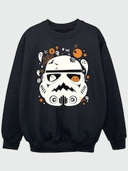 Rags & Rascals Black Star Wars Storm Halloween Sweatshirt - Image 2 of 4