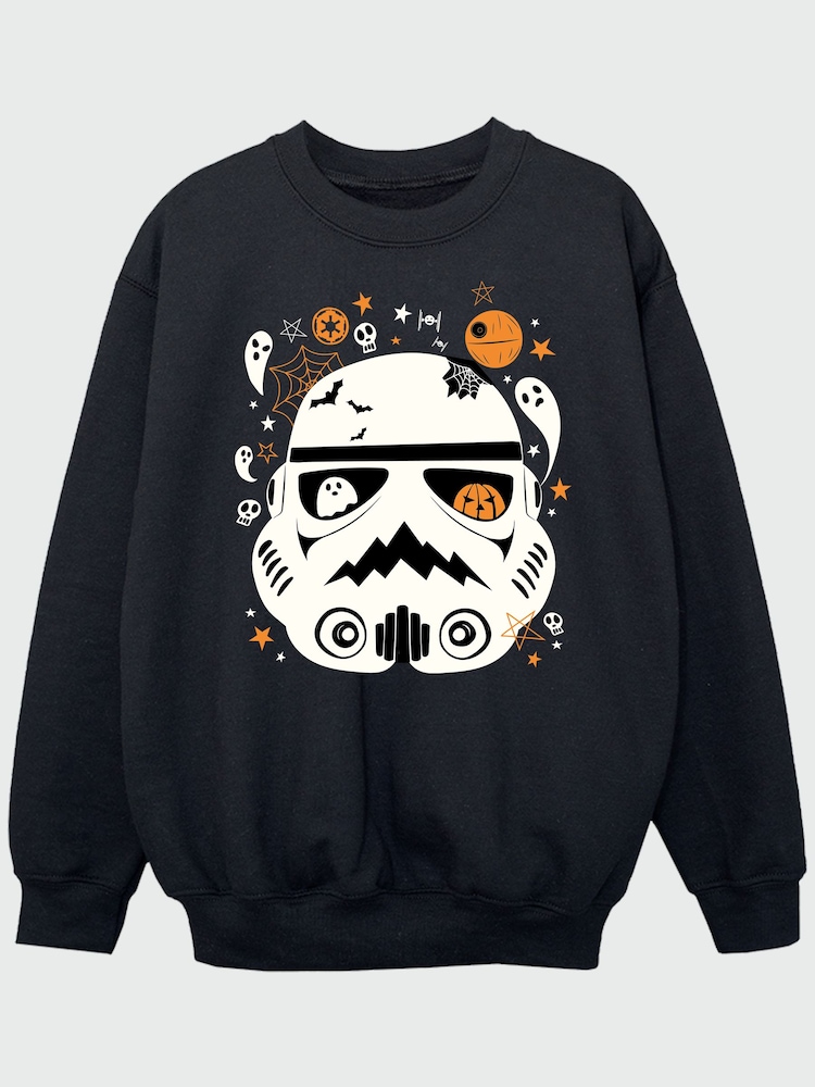 Rags & Rascals Black Star Wars Storm Halloween Sweatshirt - Image 2 of 4 Rags & Rascals Black Star Wars Storm Halloween Sweatshirt - Image 2 of 4