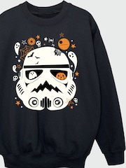 Rags & Rascals Black Star Wars Storm Halloween Sweatshirt - Image 3 of 4