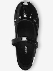 Black Patent Leather Wide Fit (G) Star Mary Janes Shoes - Image 3 of 5