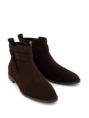 TOMS Brown Stacey Ankle Boots - Image 3 of 5
