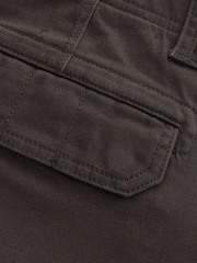 Marrón - Pantalones cargo en tejido elástico de algodón - Imagen 10 de 12