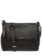 Pure Luxuries London Black Callie Leather Cross-Body Bag - Image 3 of 6