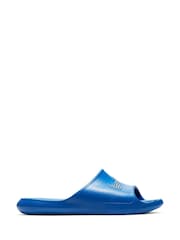 Nike Blue Victori One Sliders - Image 1 of 9