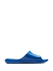Nike Blue Victori One Sliders - Image 3 of 9