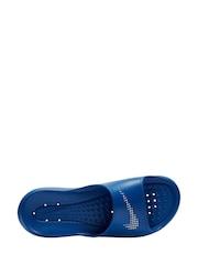 Nike Blue Victori One Sliders - Image 5 of 9