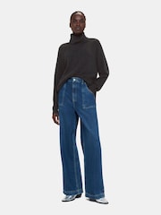 Whistles Grey Cashmere Roll Neck Jumper - Image 1 of 5