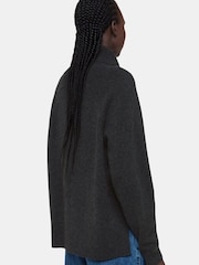 Whistles Grey Cashmere Roll Neck Jumper - Image 3 of 5