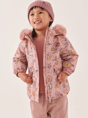 Pink Fruit Character Waterproof Coat (3mths-7yrs) - Image 1 of 12