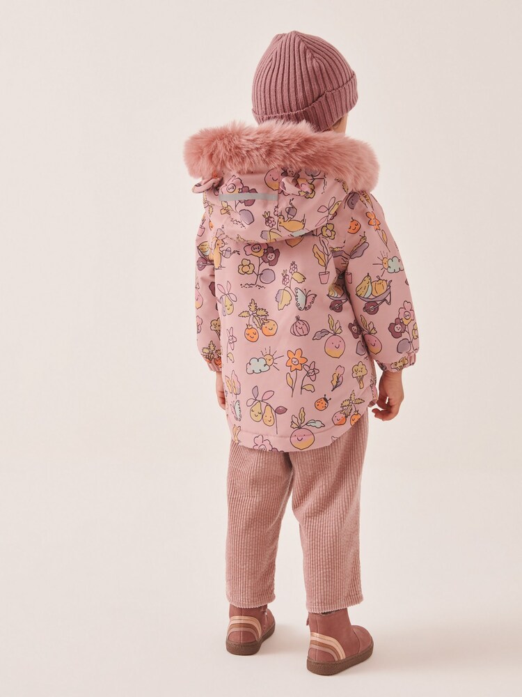 Pink Fruit Character Waterproof Coat (3mths-7yrs) - Image 2 of 12