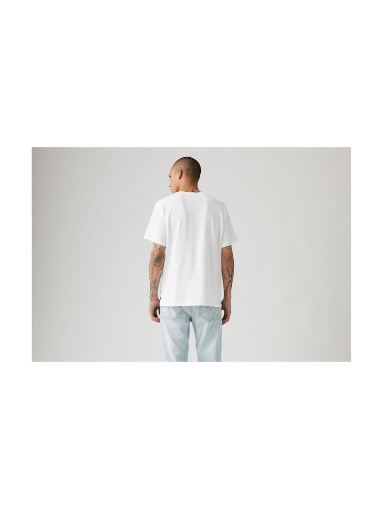 Levi's® Ski Lift White Relaxed Fit 100% Cotton Short Sleeve Graphic T-Shirt - Image 2 of 6