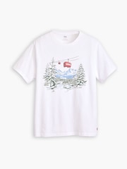 Levi's® Ski Lift White Relaxed Fit 100% Cotton Short Sleeve Graphic T-Shirt - Image 5 of 6