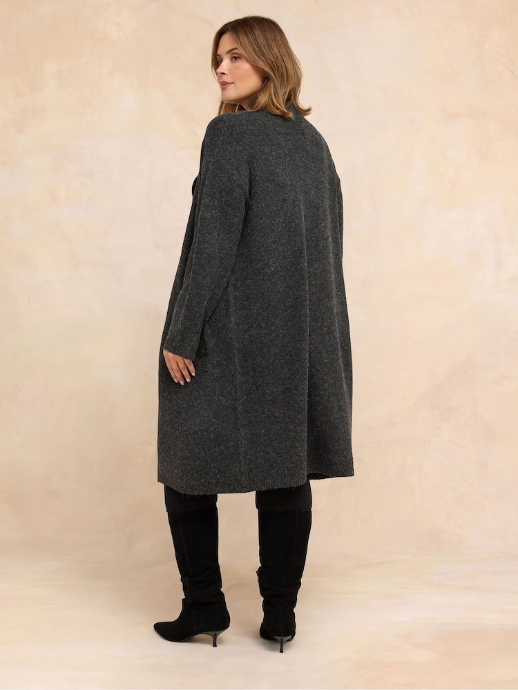 Gri - Cardigan Evans Waterfall - Imaginea 2 din 5