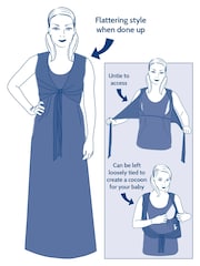 JoJo Maman Bébé Navy Dress - Image 4 of 4
