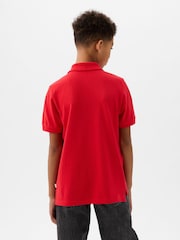 Gap Red Logo Short Sleeve Polo Shirt (4-13yrs) - Image 2 of 3