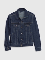Gap Dark Wash Blue Icon Denim Jacket (4-12yrs) - Image 1 of 3