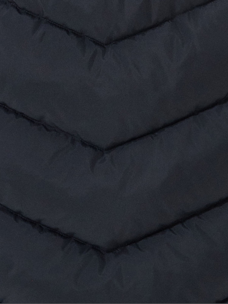 Barbour® International Boston Longline Quilted Black Jacket - Image 8 of 8 Barbour® International Boston Longline Quilted Black Jacket - Image 8 of 8