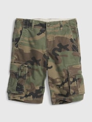 Gap Green Camo Cargo Shorts (5-13yrs) - Image 1 of 2