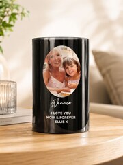 Personalised Photo Upload Smoked Glass LED Candle by PMC - Image 3 of 5