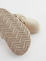 Cream Leather Slip-On Clog Mules - Image 2 of 4