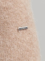 Superdry Natural Alpaca Chunky Roll Neck Jumper - Image 5 of 5