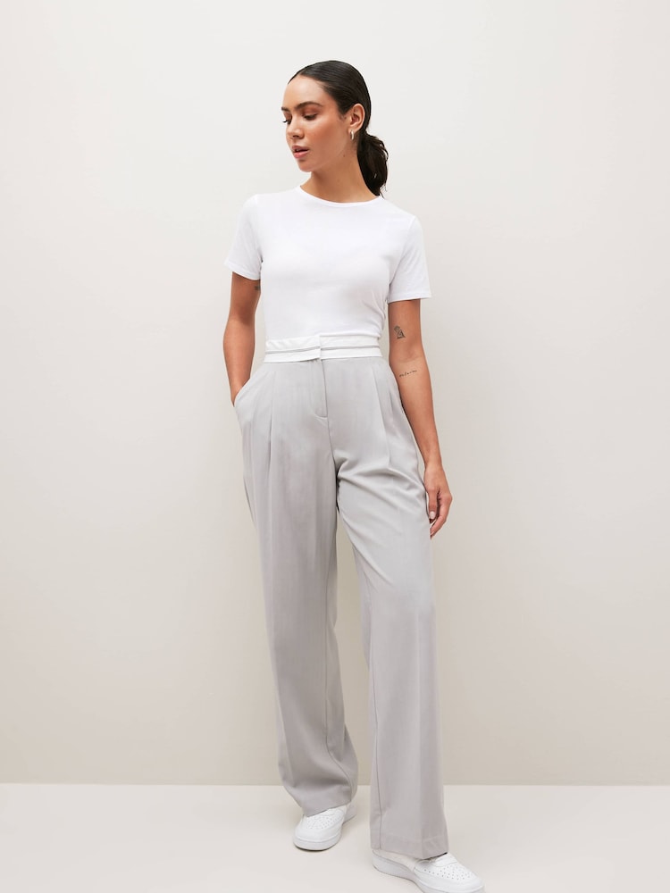 Blanc - T-shirt à manches courtes en coton riche en coton The Everyday - Image 2 of 6