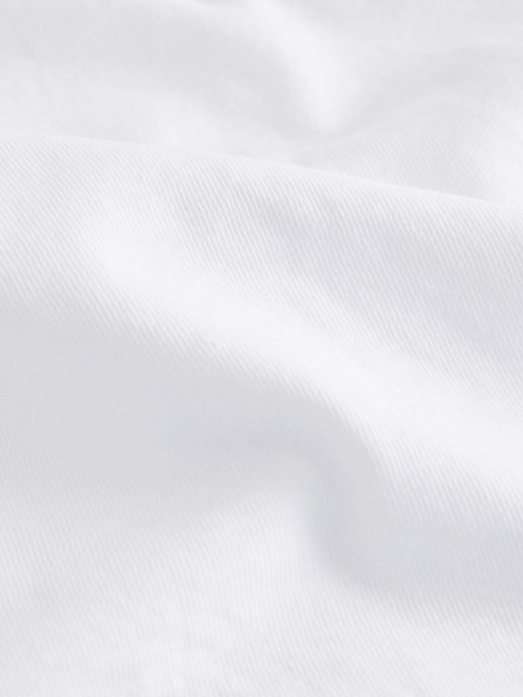 Blanc - T-shirt à manches courtes en coton riche en coton The Everyday - Image 6 of 6