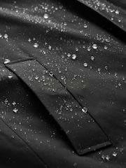 Black Shower Resistant Padded Trench Coat - Image 5 of 11