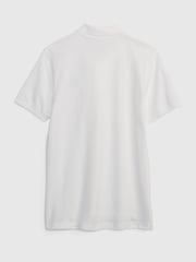 Gap White Logo Short Sleeve Polo Shirt (4-13yrs) - Image 2 of 3