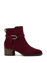 TOMS Red Delilah Buckle Boots - Image 1 of 3