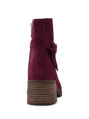 TOMS Red Delilah Buckle Boots - Image 2 of 3