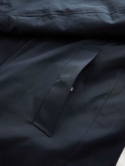 Blue Navy Shower Resistant Padded Trench Coat - Image 11 of 12