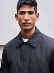 Blue Navy Shower Resistant Padded Trench Coat - Image 6 of 12