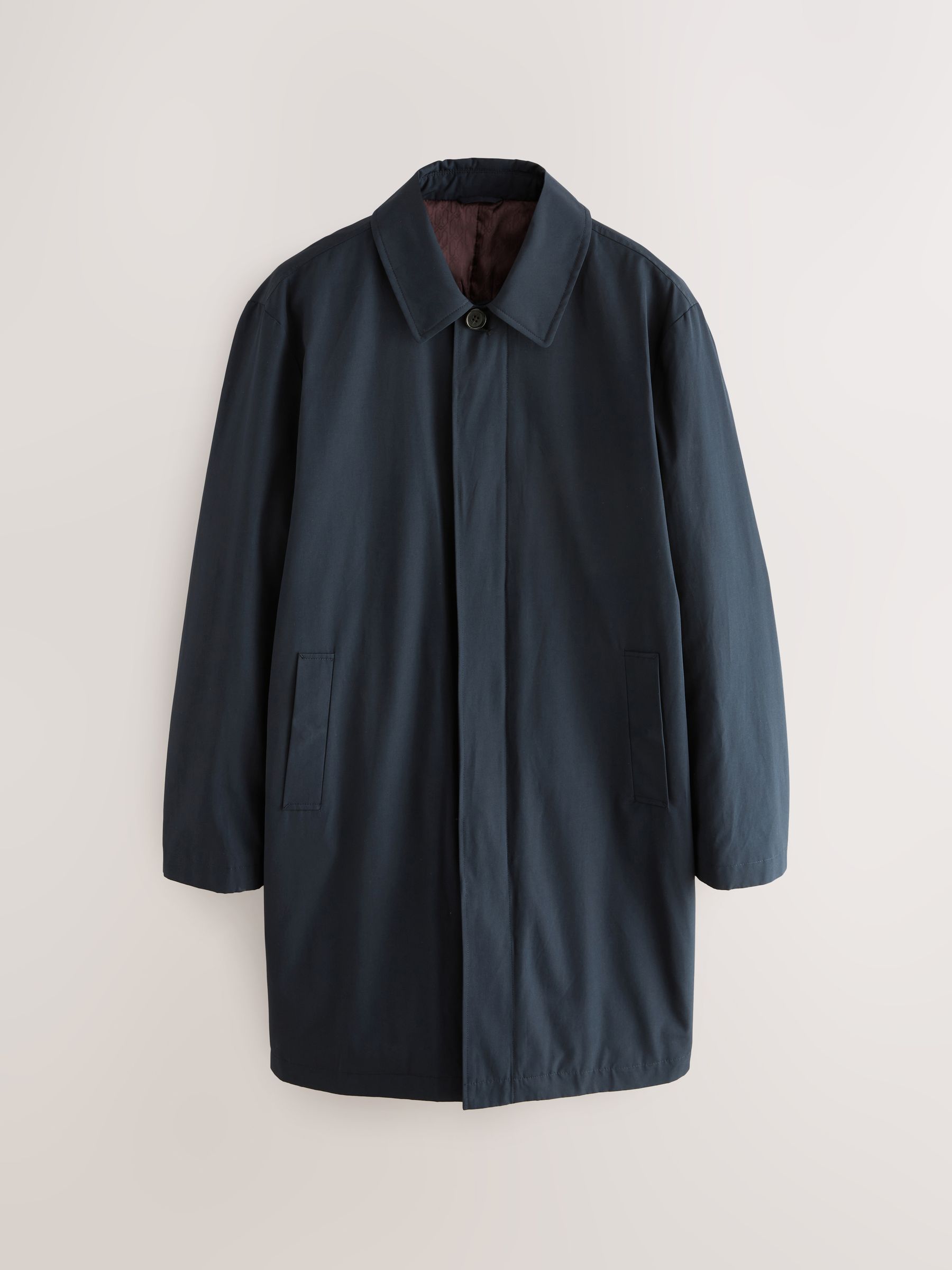 Next：日本 ネイビーブルー - 小雨耐性 パッド入り トレンチコート