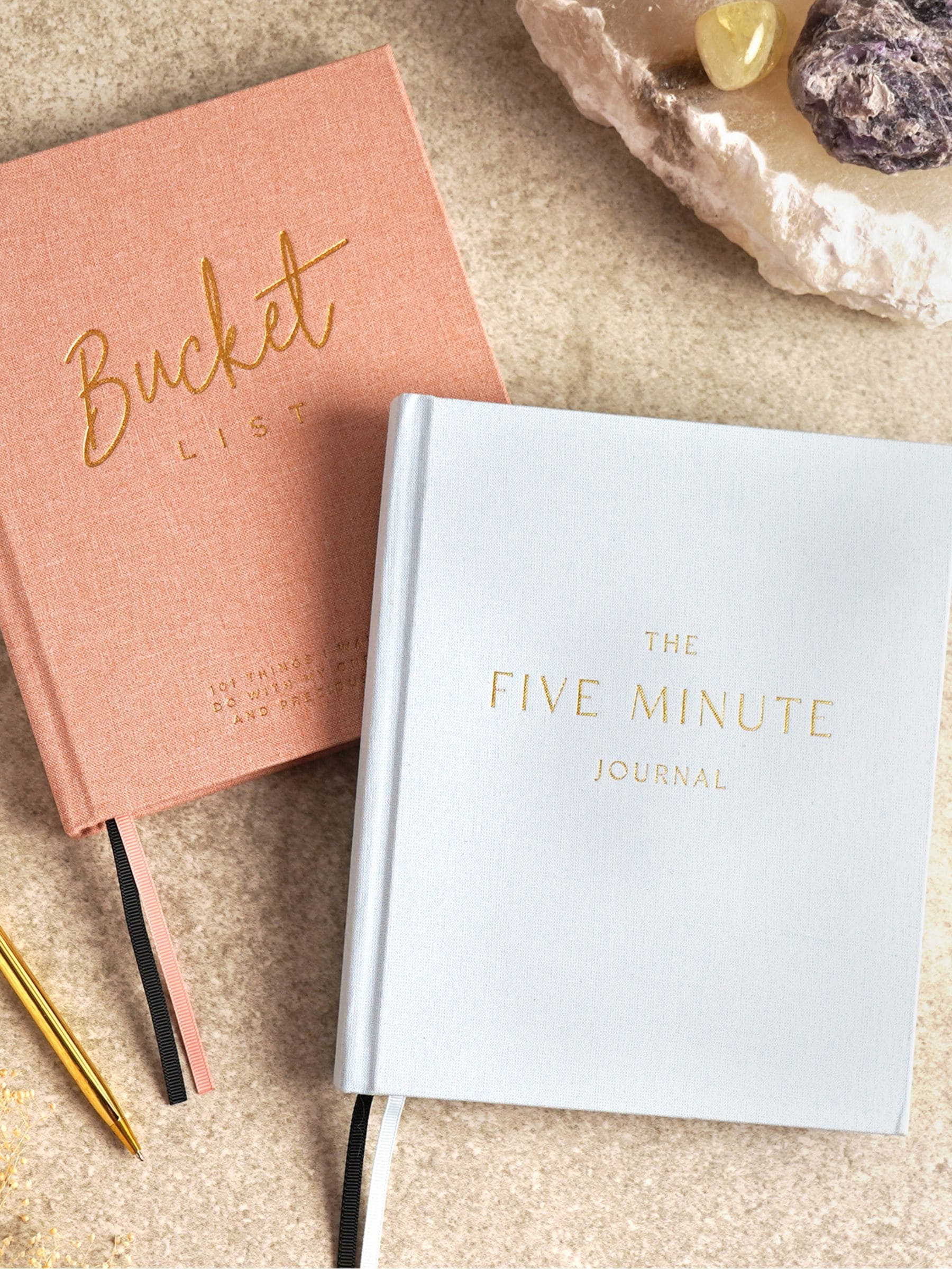 Serenity Unisex Light Blue 5 Minute Journal In - Image 2