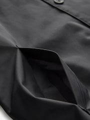 Black Shower Resistant Padded Funnel Neck Coat - Image 13 of 13