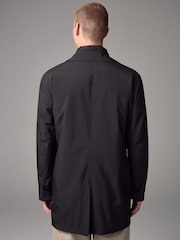 Black Shower Resistant Padded Funnel Neck Coat - Image 3 of 13