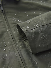 Khaki Green Shower Resistant Padded Harrington Jacket - Image 6 of 13
