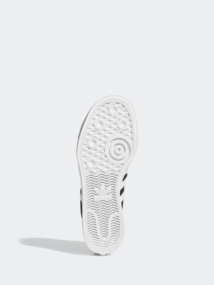 adidas Originals Black Nizza Platform Trainers - Image 11 of 14
