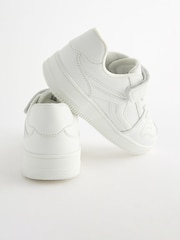 All White Elastic Lace Trainers - Image 3 of 5